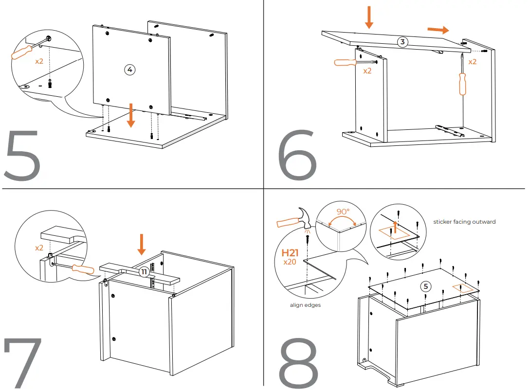 ASHLEY 10506465 One Drawer Nightstand - Fig 4