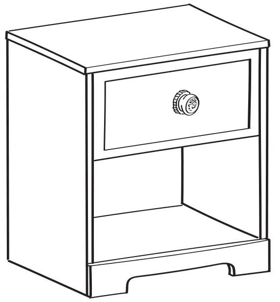 ASHLEY 10506465 One Drawer Nightstand
