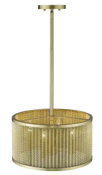 TREND-TP20013GD-Basetti-Modern-Gold-Drum-Pendant-Light-Instruction-prodact-img
