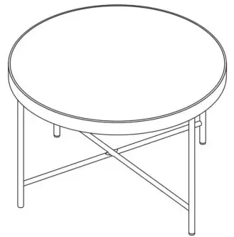 THE HOME DEPOT D01 CT016 Coffee Table