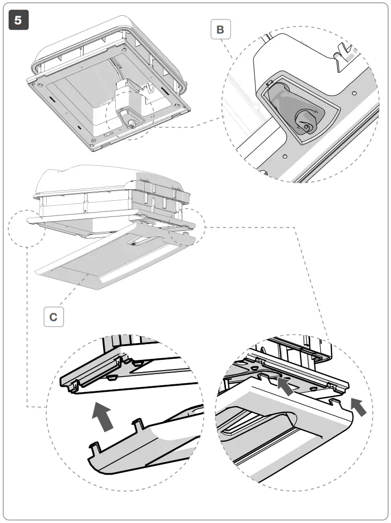 FIAMMA Vent 28 F Roof Light - Fig 5