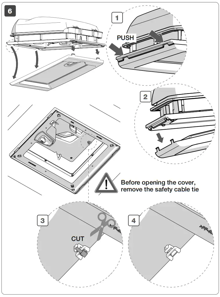 FIAMMA Vent 28 F Roof Light - Fig 6