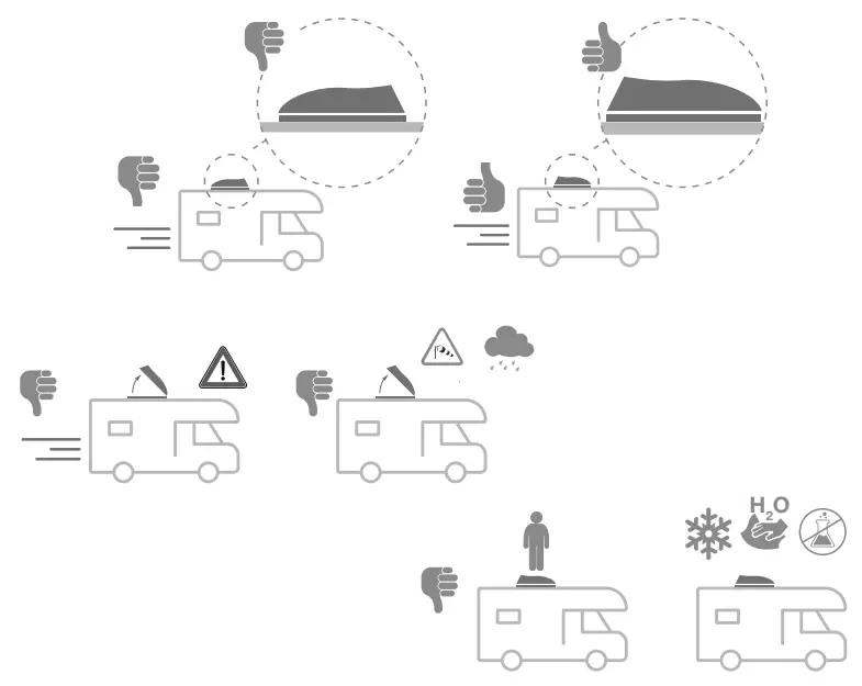 FIAMMA Vent 28 F Roof Light - Fig 8