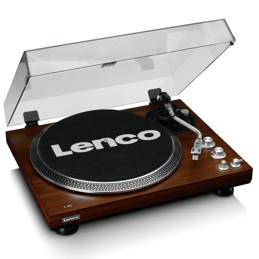 Lenco L 92 Belt Drive Turntable with PC Encoding and Autoreturn - Cover