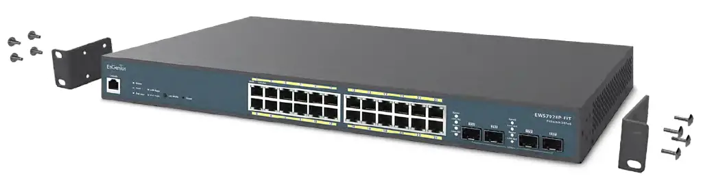 EnGenius EWS7928P-FIT 24-Port 240W Gigabit PoE+ Switch 3
