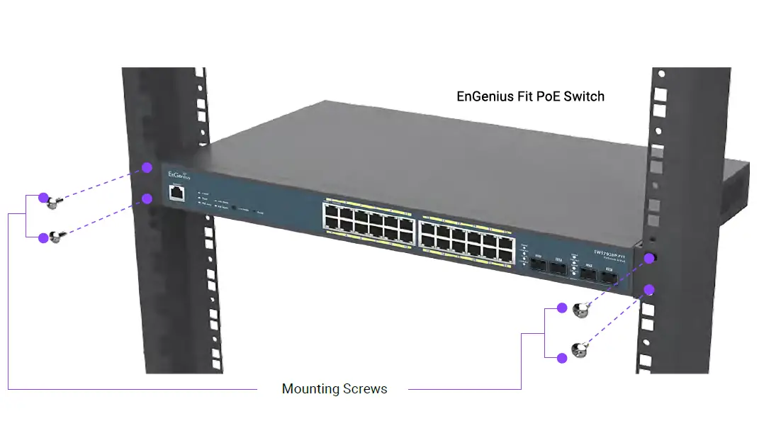 EnGenius EWS7928P-FIT 24-Port 240W Gigabit PoE+ Switch 4