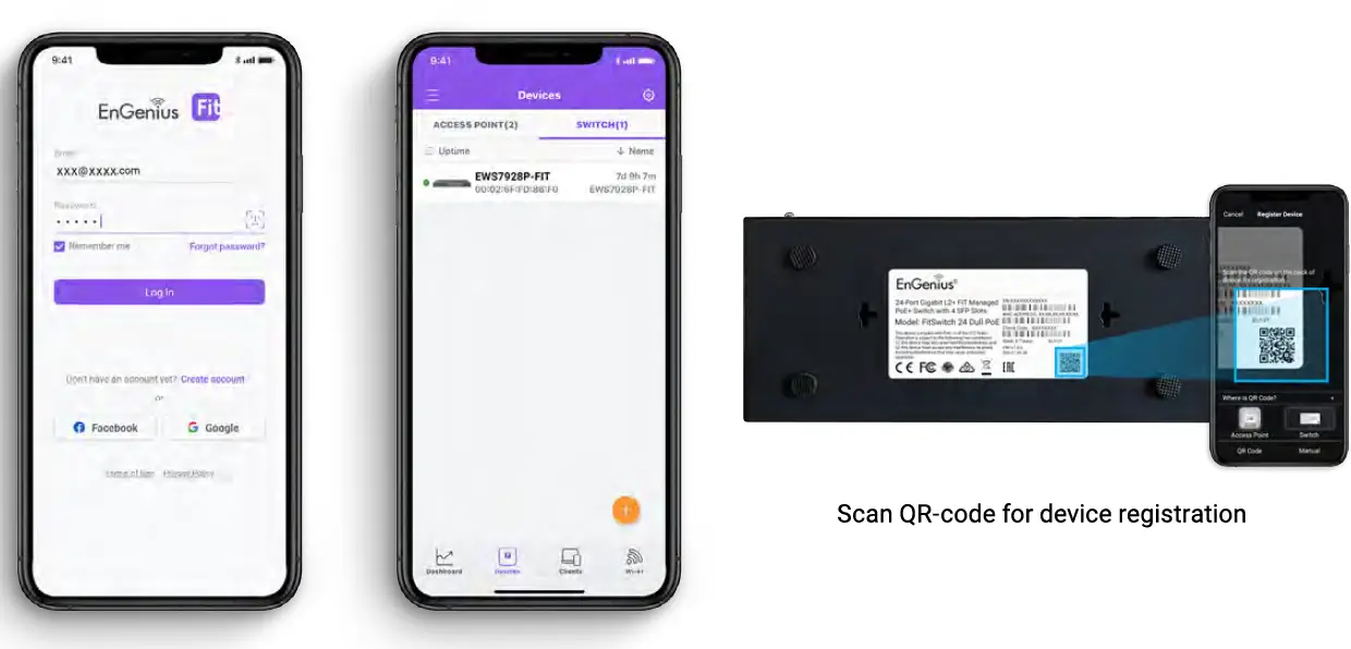 EnGenius EWS7928P-FIT 24-Port 240W Gigabit PoE+ Switch 8