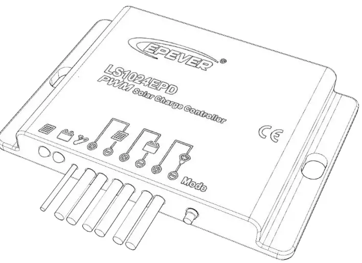 solaV LS 1012 EPD LS-EPD-Series PWM Charge Controller-fig1