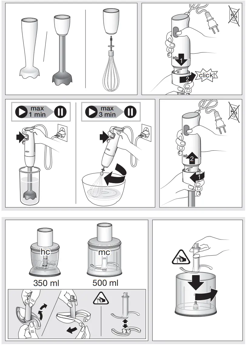 BRAUN HB101AI Hand Blender - fig 1