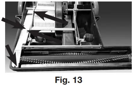 Powr-Flite PF28SV Wide Area Sweeper Vacuum - FIGURE 14