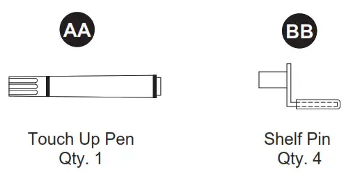 allen roth 1789WC 24 201 Brookview White Wall Cabinet - fig 1