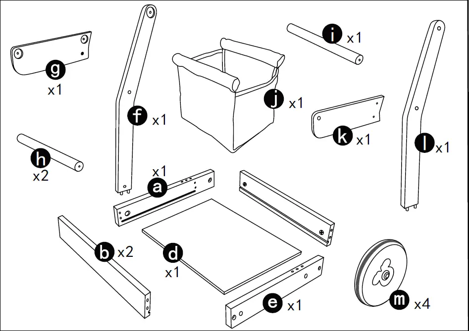 Fairyhub 43195589 Disney Minnie Shopping Trolley 3