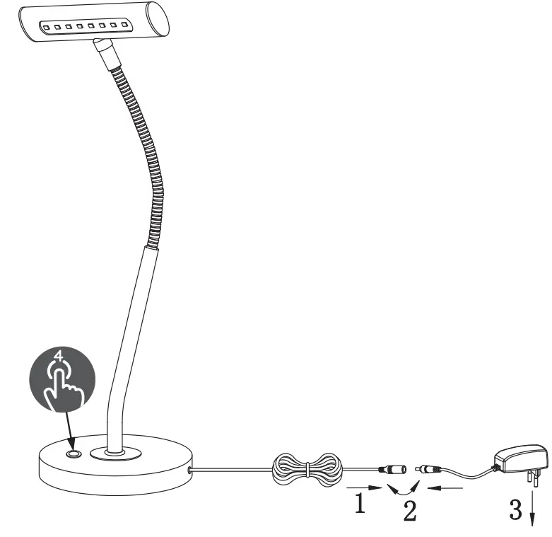 TRIO 579790107 LED Table Lamp - parts