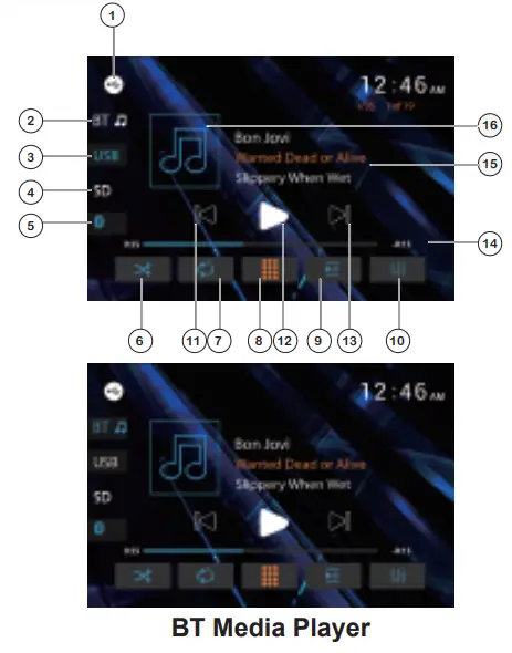 JENSEN DVD Multimedia Receiver with Bluetooth - Player Operation