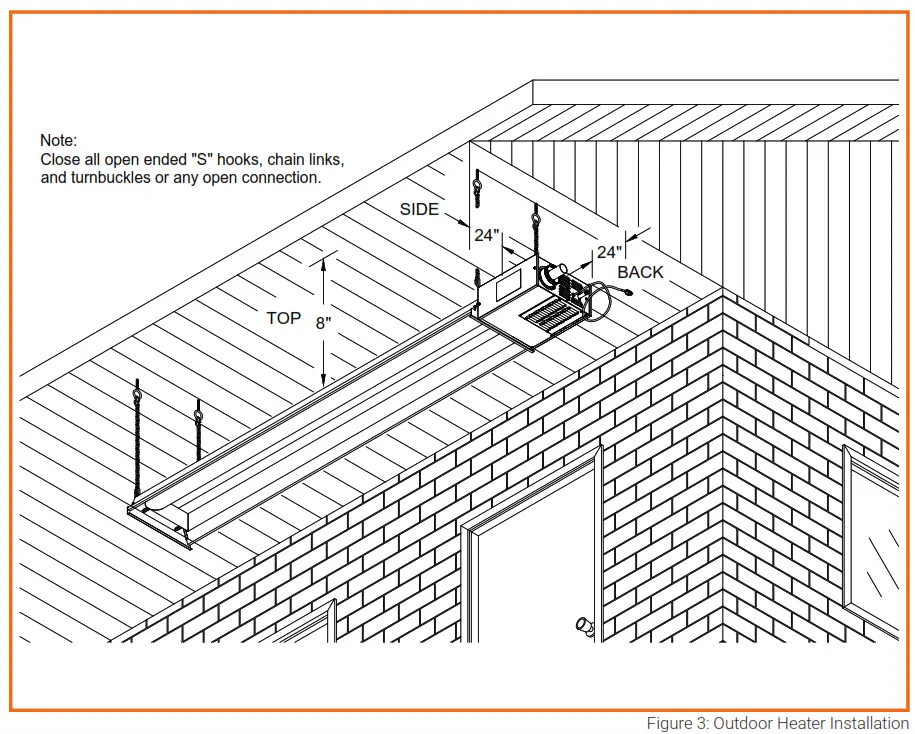 ADVANCED LIVING SOLUTIONS RS 120V 9ft 45,000 BTU Residential Garage Infrared Heater - fig4