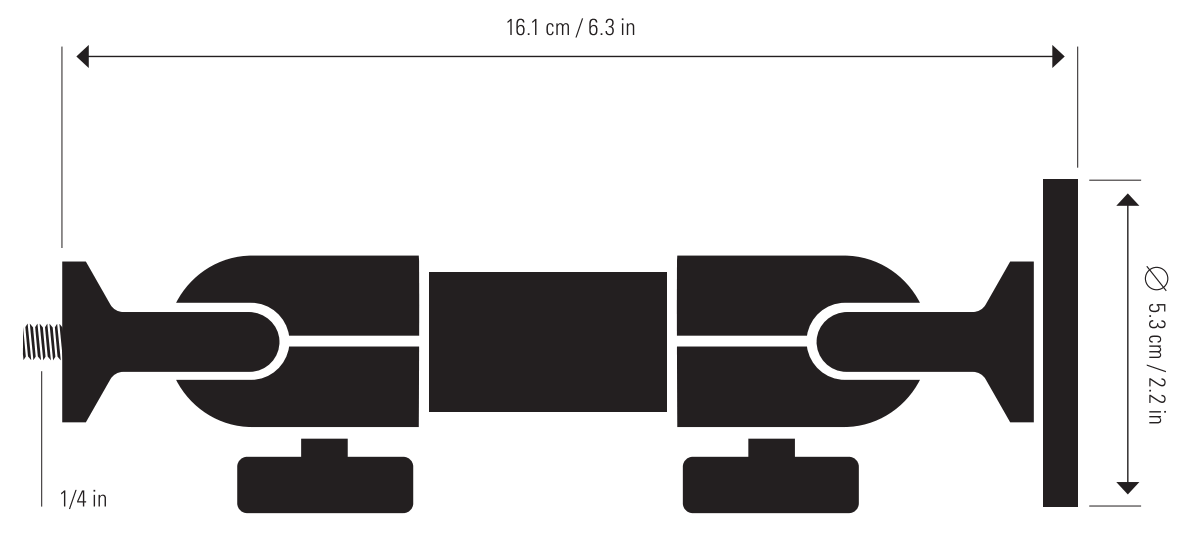 elgato Wall Mount - High-Quality Horizontal Articulated Arm