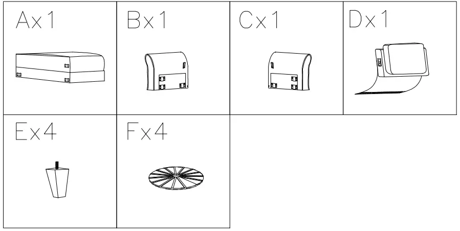 ASHLEY 6130420 Carten Stationary Fabric Chair -