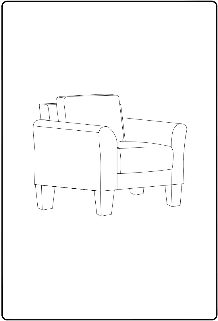 ASHLEY 6130420 Carten Stationary Fabric Chair - fig 4