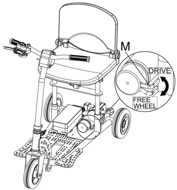 SupaScoota MicroLite Motorized Portable Electric Vehicle - AUTO SWITCH