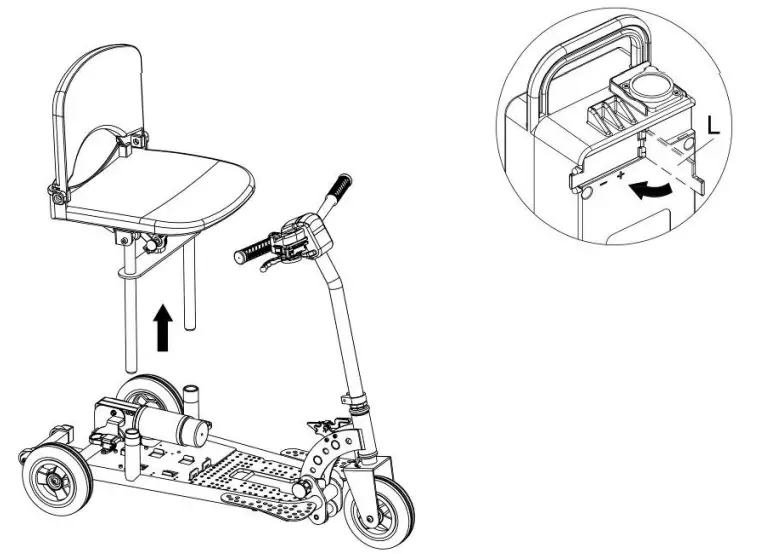 SupaScoota MicroLite Motorized Portable Electric Vehicle - FOLD THE MICROLITE2
