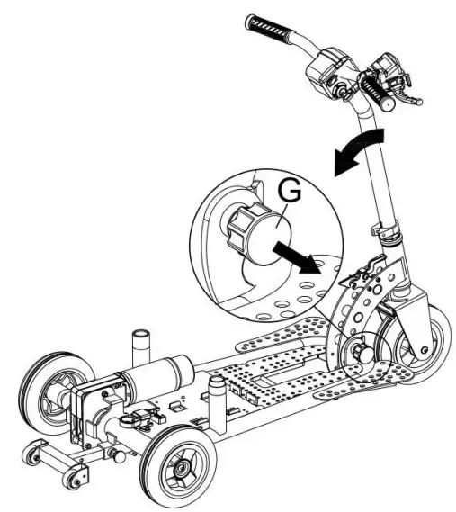 SupaScoota MicroLite Motorized Portable Electric Vehicle - FOLD THE MICROLITE3