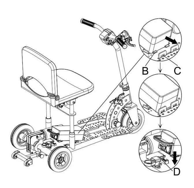 SupaScoota MicroLite Motorized Portable Electric Vehicle - MICROLITE4