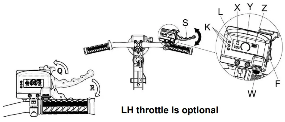 SupaScoota MicroLite Motorized Portable Electric Vehicle - SWITCHES