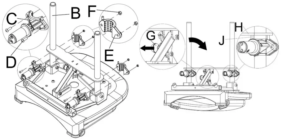 SupaScoota MicroLite Motorized Portable Electric Vehicle - WHEEL 4