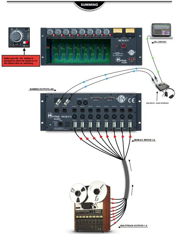 Heritage Audio MCM-8-II 10-Channel Summing Mixer-fig5