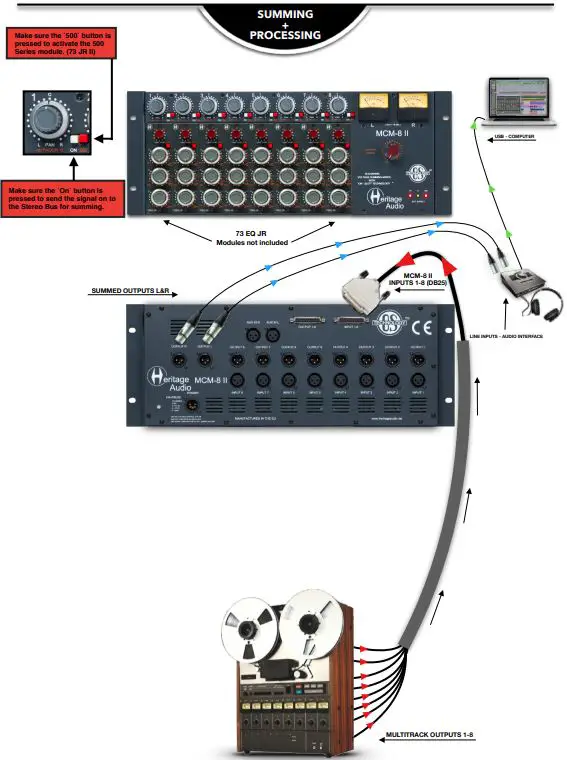 Heritage Audio MCM-8-II 10-Channel Summing Mixer-fig6