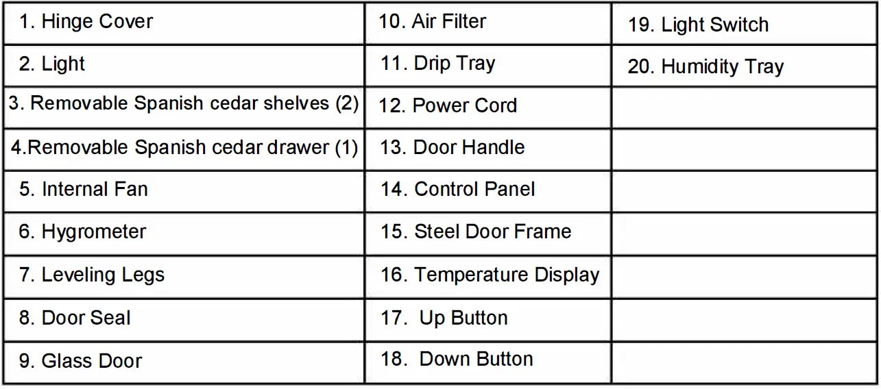 Whynter CHC-120Sa Stainless Steel 1.2 cu. ft. Cigar Humidor 06