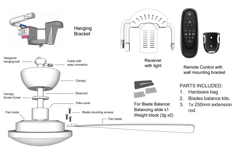 Brilliant 52 Inch Mascot DC Ceiling Fan (3)
