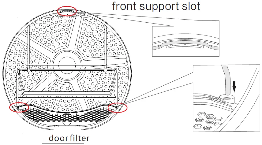 TOSHIBA TD-BK100GH Series Tumble Dryer 06