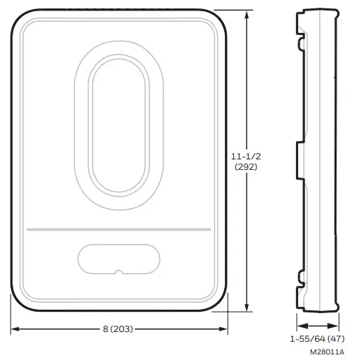 Honeywell Home HZ322 TrueZONE Panel - figure 1