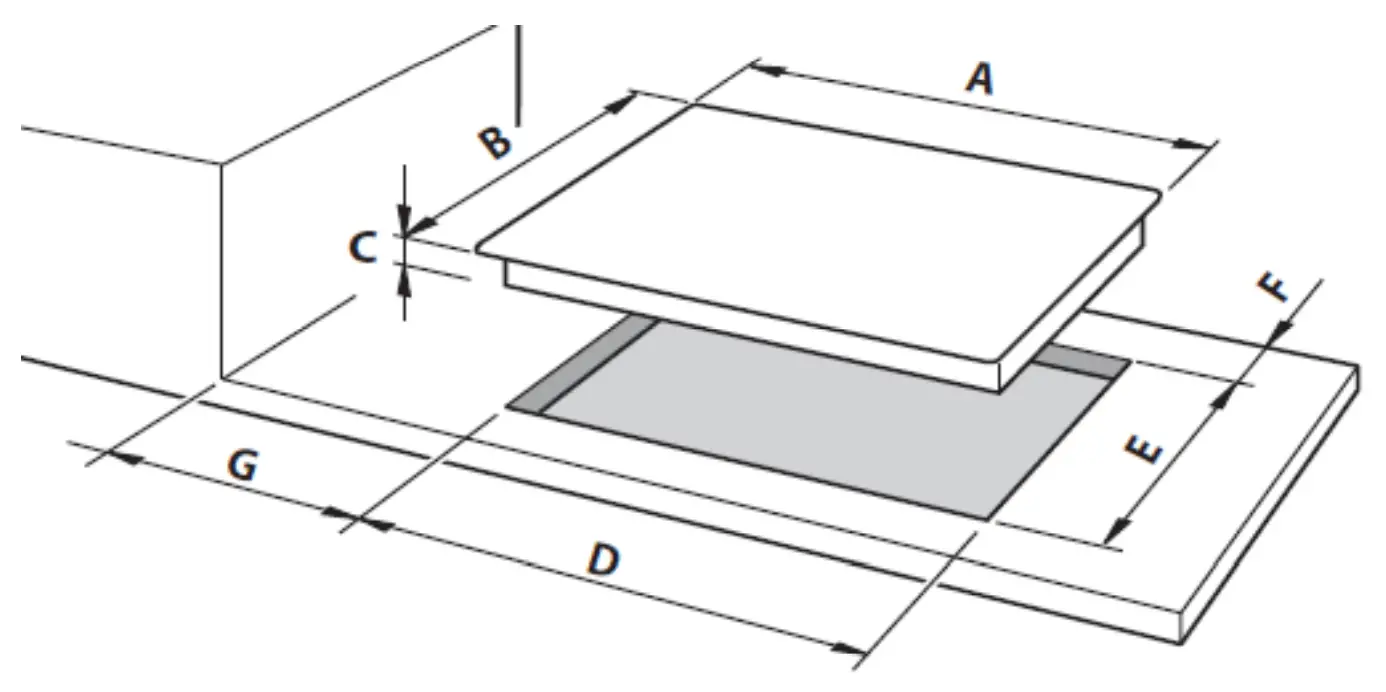 DeLonghi NSL 460 60cm 4 Burner Life Slimline Gas Cooktop - Sleek Slim1