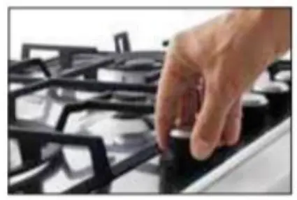 DeLonghi NSL 460 NCM 60cm 4 Burner Life Gas On Glass Cooktop - Instant Ignition