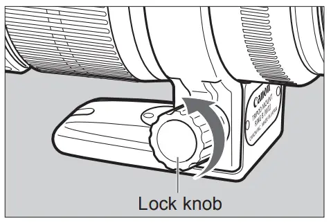 Canon EF70 200mm f 2.8L USM Telephoto Len - Lock knob