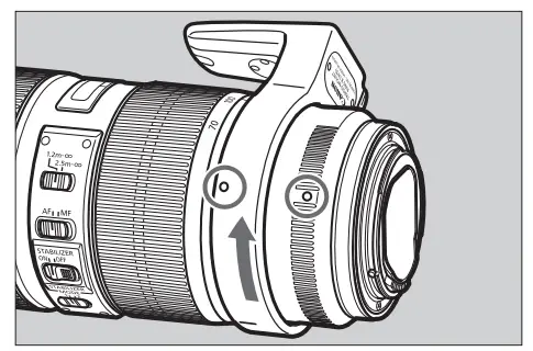 Canon EF70 200mm f 2.8L USM Telephoto Len - Lock knob1