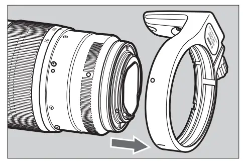 Canon EF70 200mm f 2.8L USM Telephoto Len - Lock knob2