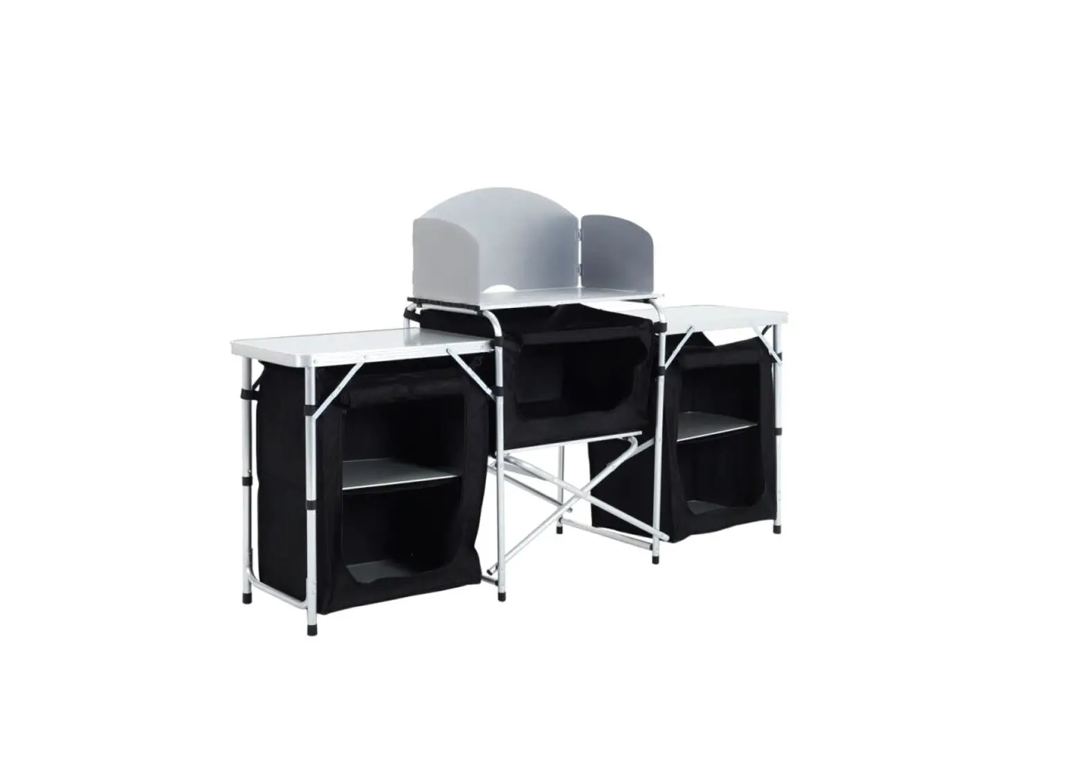 Ever Strong Ai0707 Portable Outdoor Camping Kitchen Stand Unit Storage User Guide