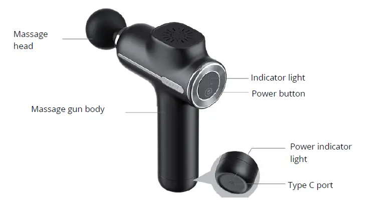 HAVIT-MG1502-Portable-Massage-Gun-FIG- (3)
