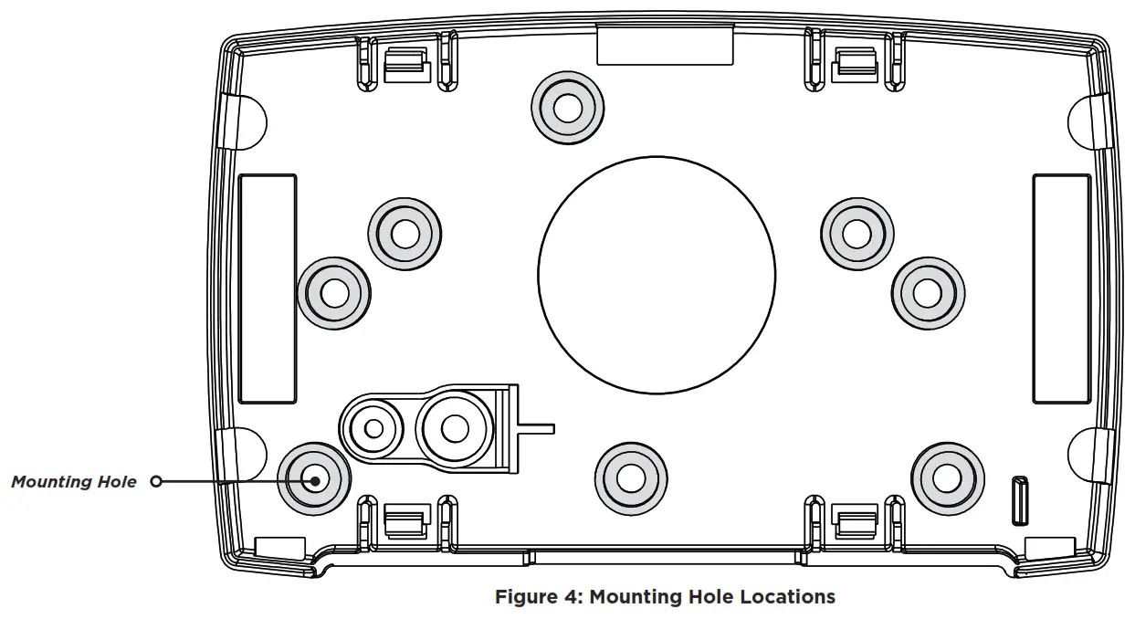 DMP 1117 Wireless LED Annunciator -- Mounting