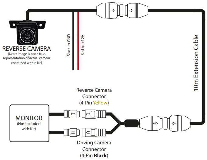 connects2 CAM-VW12 Dual Lens Brake Light Camera - 2