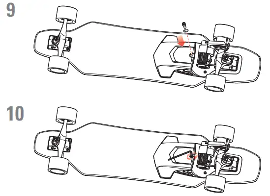 Razor Longboard Electric Skateboard -- Battery Pack9 10