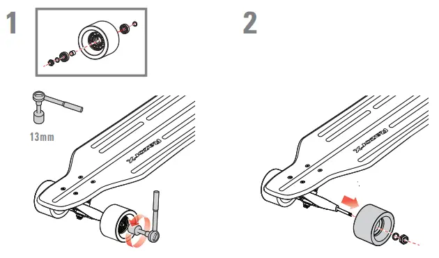 Razor Longboard Electric Skateboard -- Replacement12