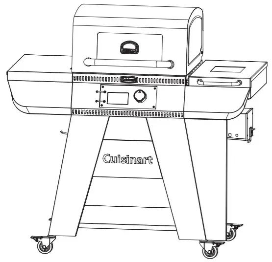 Cuisinart Bristol 21” Pellet Grill SMK1021ASO --FIGURE 1