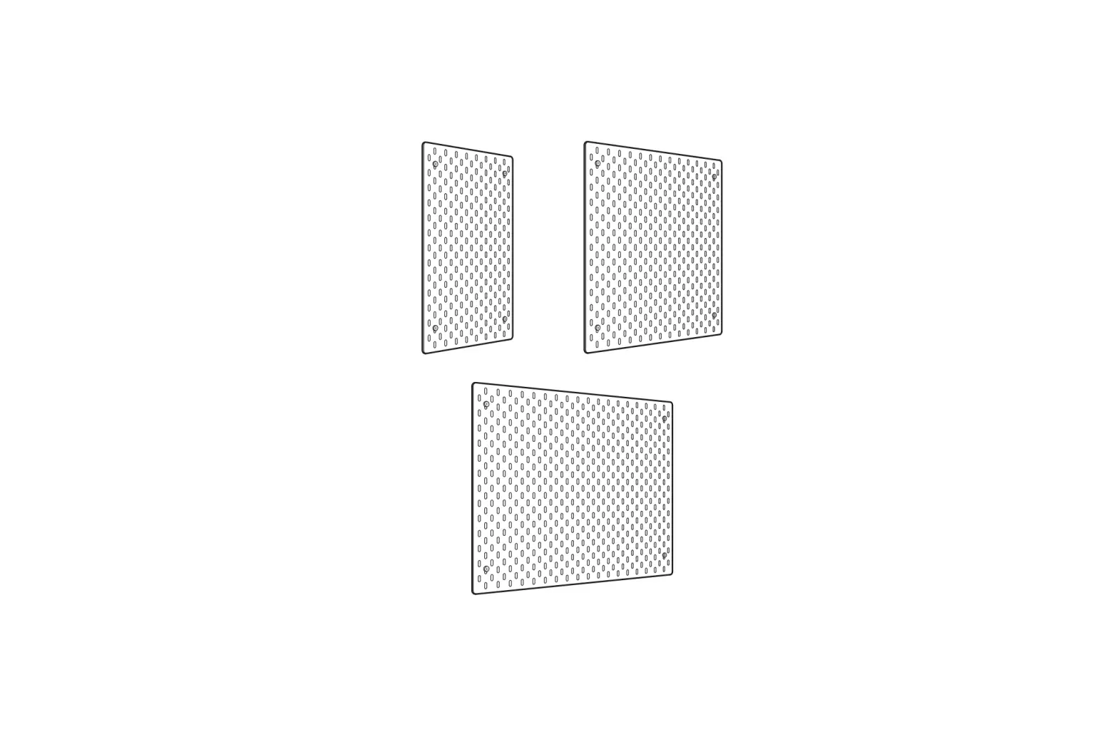 Ikea Skadis Pegment Combination Installation Guide