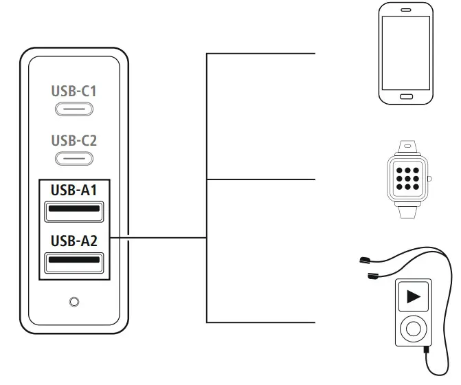 hama 00183376 Charging Station-15W