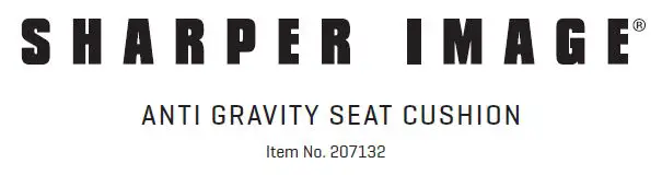 Sharper Image Seat Cushion