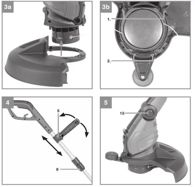 Einhell GC-ET 4530 Electric Grass Trimmer- 3